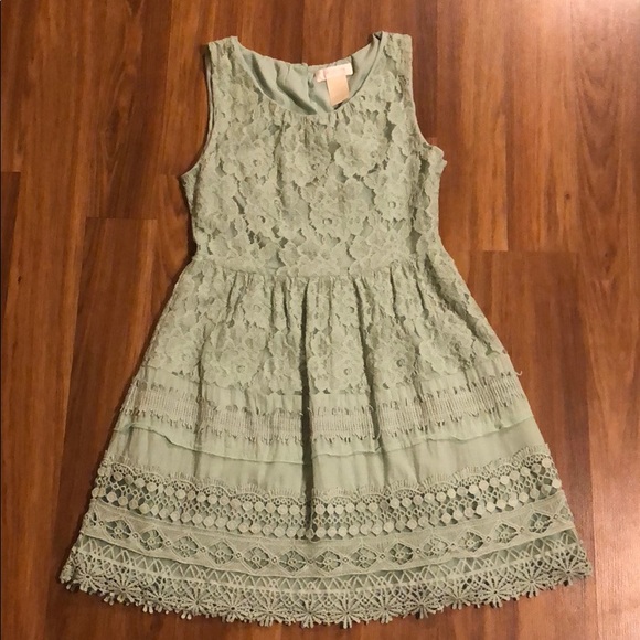 MM Couture Dresses & Skirts - Mint Lace Summer Dress